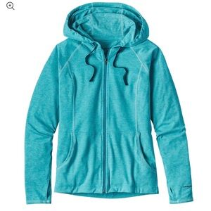 Patagonia Seabrook Hoodie Zip Up Thumbholes Lightweight Bend Blue Women’s Small